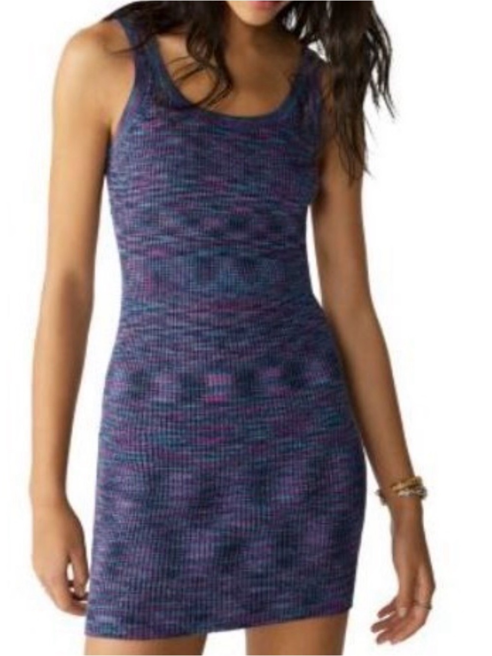 ba&sh Purple Knit Tank Mini Dress size M